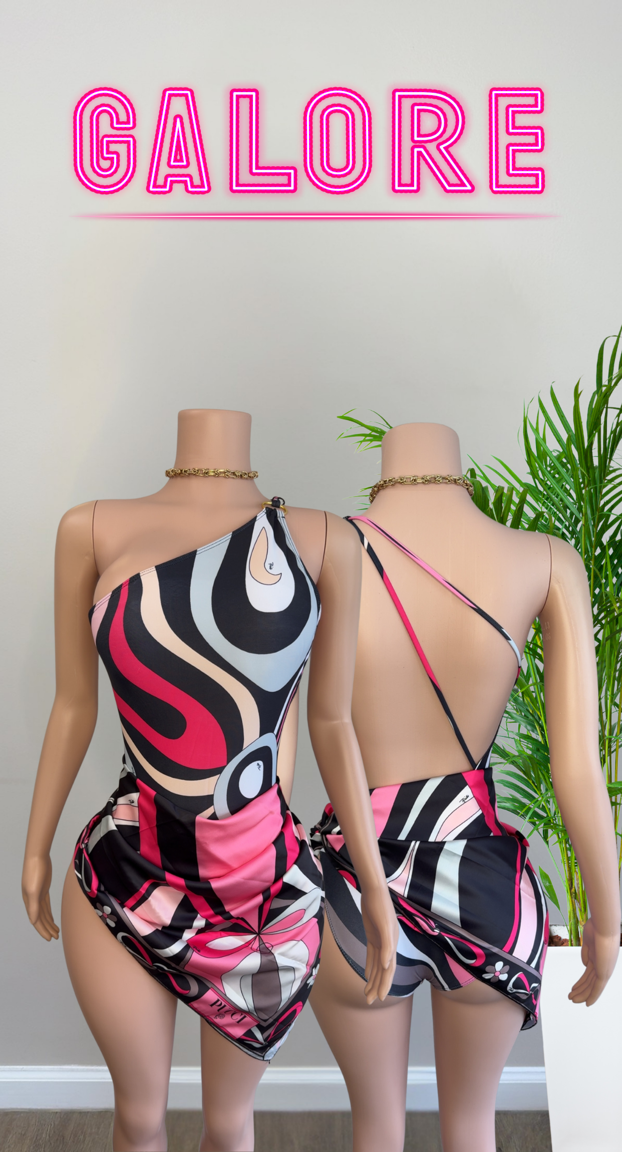Pucci One Piece w/ Skirt